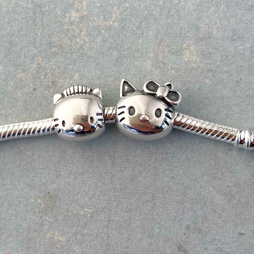 Hello Kitty & Dear Daniel charms S925 SS Pandora compatible